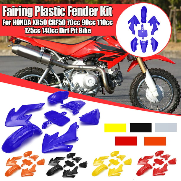 7 pcs Plastic Fender Sticker Kit For Honda CRF50 XR50 SSR SDG Pit Dirt Bike